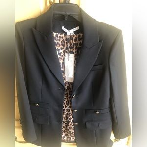 Woman’s black suit